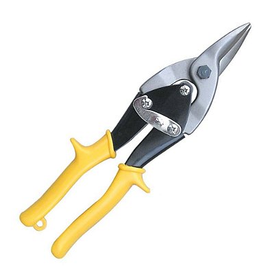 TESOURA P/ CORTAR CHAPAS TIPO AVIAÇÃO 10" RETO BREMEN 7775