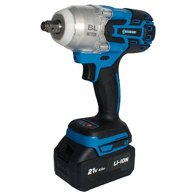 CHAVE DE IMPACTO ELETRICA A BATERIA 21V 600NM ENCAIXE DE 1/2" BREMEN 9009125