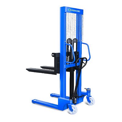 EMPILHADEIRA MANUAL HIDRAULICA 2 TONELADAS ELEVAÇÃO DE 1,6M BREMEN 6260