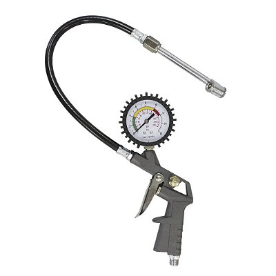 CALIBRADOR E INFLADOR ANALOGICO PORTATIL BICO DUPLO BREMEN 3504
