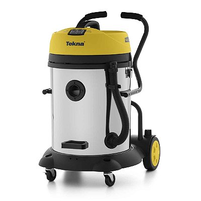 ASPIRADOR DE PO/AGUA TEKNA MODELO WORK60 220V 60L 2 MOTORES DE 1200W, FILTRO HEPA, TANQUE INOX