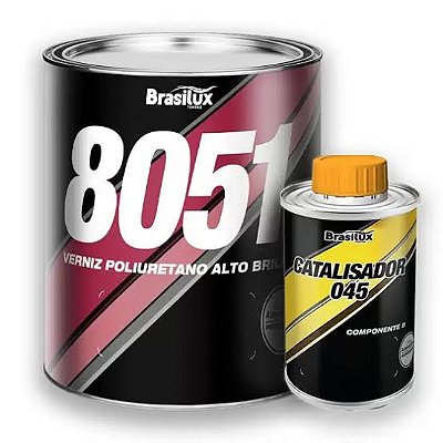 VERNIZ ALTO BRILHO 8051 900ML KIT MARCA BRASILUX