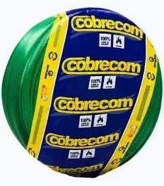 CABO FLEXIVEL 2,5 mm VERDE MARCA COBRECOM