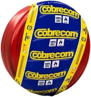 CABO FLEXIVEL 2,5 mm VERMELHO MARCA COBRECOM