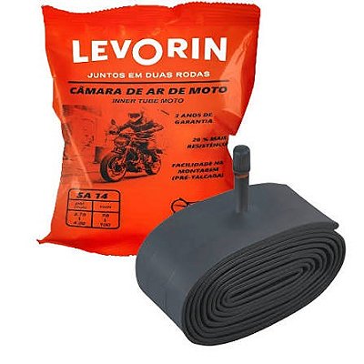 CAMARA DE AR PARA PNEU 80/100-14 PARA MOTOS MARCA LEVORIN