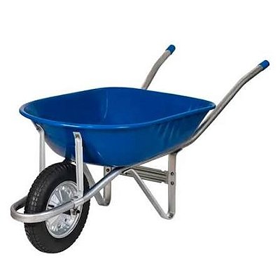 CARRO DE MÃO AZUL POP 90 MARCA METALOSA