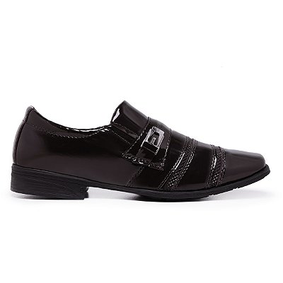 Sapato Social Masculino Bico Quadrado Moderno Casamento Noivado Schiareli 803