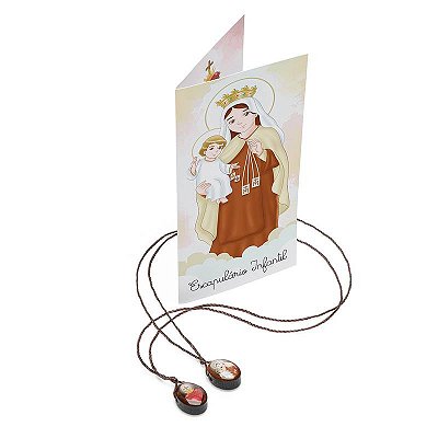Escapulário De Nossa Senhora Do Carmo Infantil