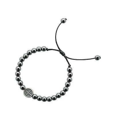 Pulseira De São Bento Hematita 6mm Regulável