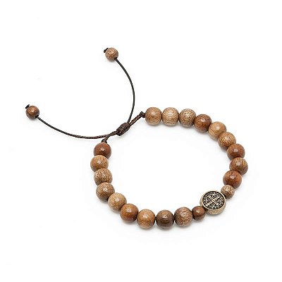 Pulseira De São Bento Madeira Imbuia 8mm
