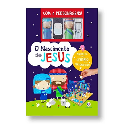Livro Com Cenário O Nascimento De Jesus