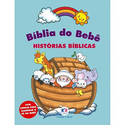 Livro Capa Dura Bíblia Do Bebê - Histórias Bíblicas