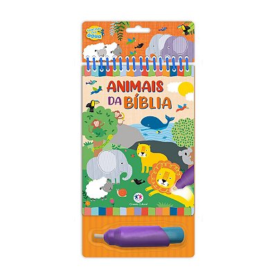 Livro Aquabook Animais da Bíblia
