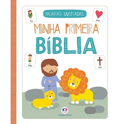 Livro Almofadado Minha Primeira Bíblia de Palavras Ilustradas