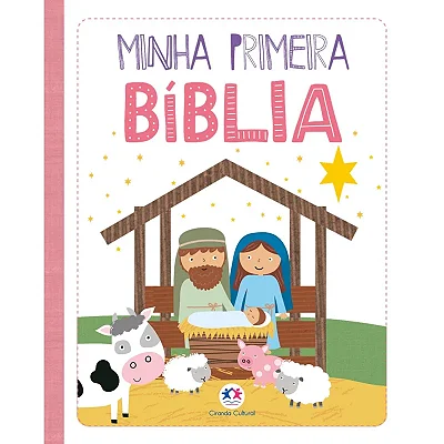 Livro Almofadado Minha Primeira Bíblia - Meninas