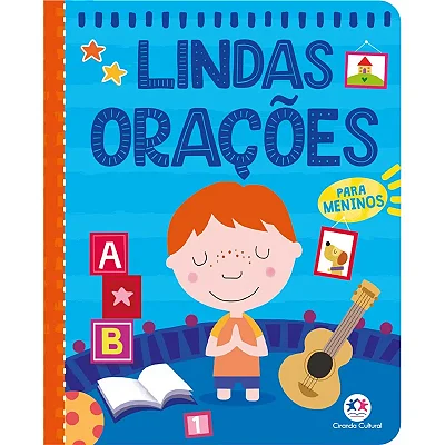 Livro Almofadado Lindas Orações Para Meninos
