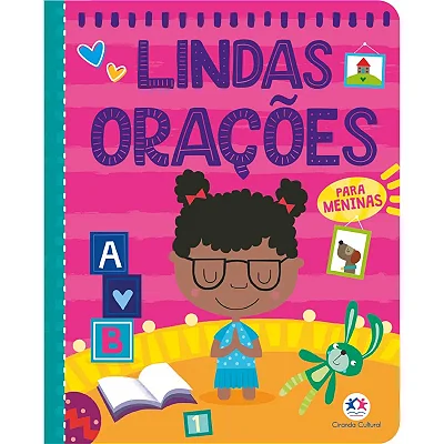 Livro Almofadado  Lindas Orações Para Meninas