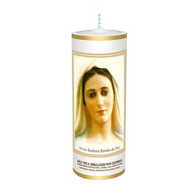 Vela Votiva Nossa Senhora Rainha Da Paz