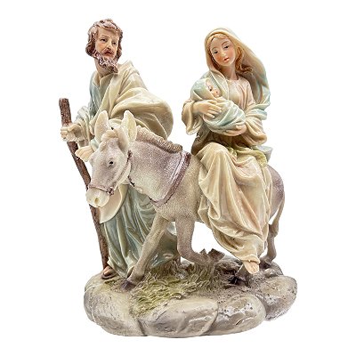 Imagem Nossa Senhora Do Desterro Menino Colo 25cm