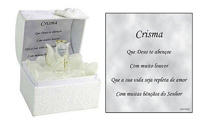 Anjo Cristal Italiano Baú - Crisma
