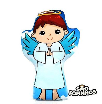 Almofada Naninha Anjo Menino com Oracao