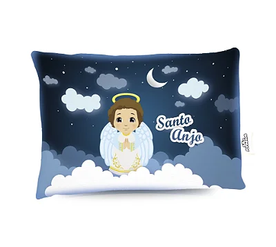 Travesseiro Anjo Menino Com Oração