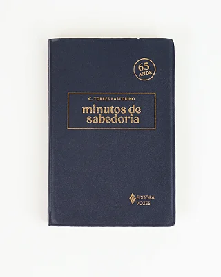 Minutos de Sabedoria Capa Plastica Azul Selo 65 Anos Vozes