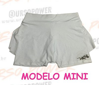 Shorts Mini-Saia Branco Tam. único