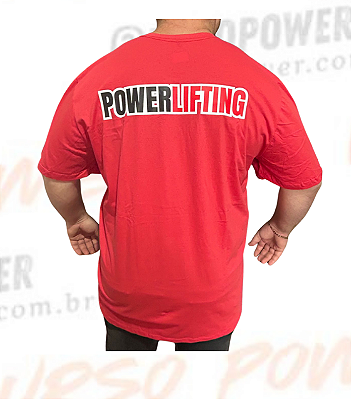 Camiseta Powerlifting RS Vermelha G6