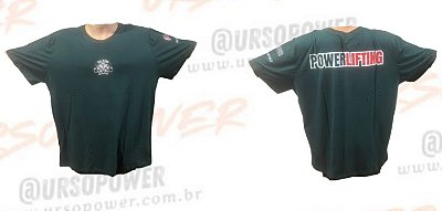 Camiseta ( TAMANHO G3 ) Powerlifting - Verde