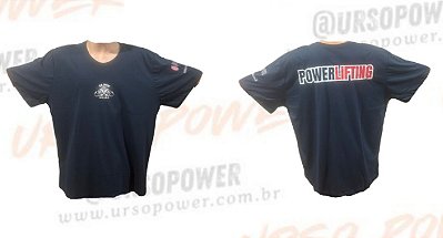 Camiseta ( TAMANHO G4 ) Powerlifting - Azul Marinho