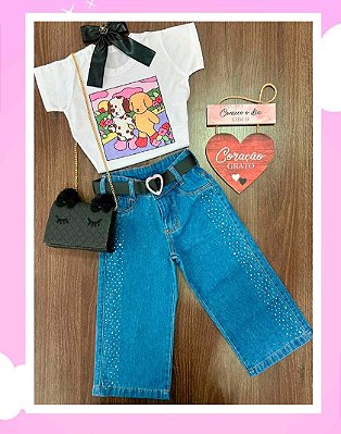 Calça Wide Leg com Cinto - Estilo e Conforto para o Dia a Dia