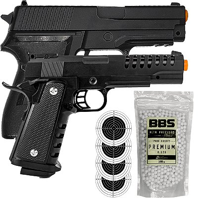 Pistola de Airsoft Rossi P226 Full Metal e 1911 V301 6mm BBS