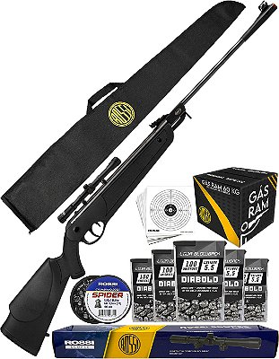 Carabina De Pressão Rossi Dione 5g 5.5mm Gás Ram 60kg Nitro
