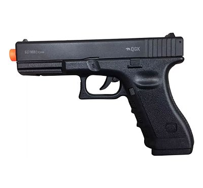 Pistola Airgun Glock Qgk Esferas De Aço 4,5mm