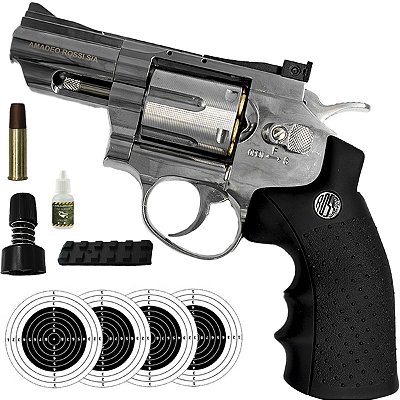 Revolver Airgun 708 Sport Rossi 4,5mm Full Metal NIQ. Co2