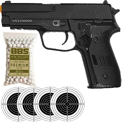 Pistola Airsoft Rossi P226 V12 Metal 6m Plataforma SIG Sauer