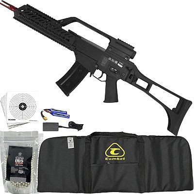 Rifle Airsoft AEG G36 Keymode SA-G10 Specna Arms Preta 6mm