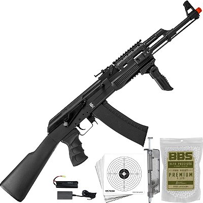 Rifle Airsoft AEG Rossi AK Sentinel Tactical Metal 6mm Elét