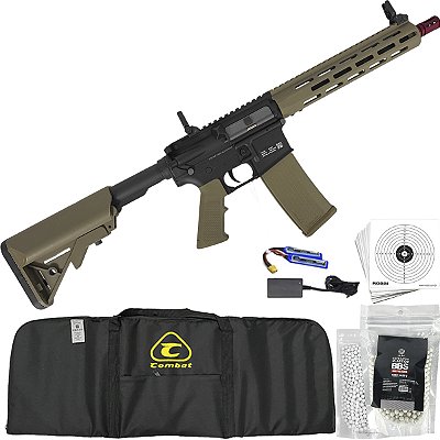 Rifle Airsoft Elétrica Specna Arms SA-F03 4s Meta l6mm HTan
