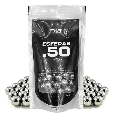 Esferas Alumínio .50 12,5mm FXR 50 un Revólver Artemis CP300
