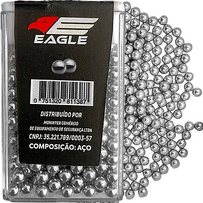 Esferas de Aço Premium 4,5mm Eagle 300 Unidades p/ Airgun