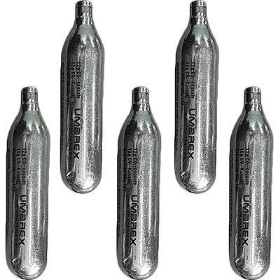 Cilindro de CO2 12g Umarex – 5 cartuchos de gás comprimido
