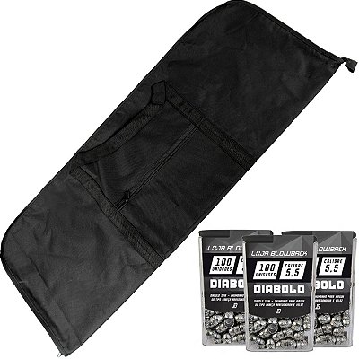 Capa Simples 118X18 Rifle Loja Blowback + Chumbinho Spin