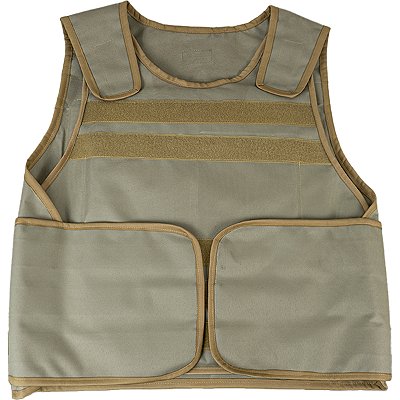 Colete Caqui Airsoft Loja Blowback Ajustável com Velcro