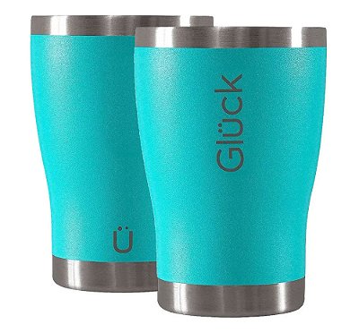 Copo Térmico Lançamento Gluck Tulipinha Mint Inox 354ml