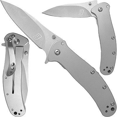 Canivete Tático Blowback C/ Clip Bolso Saque Rápido e Trava