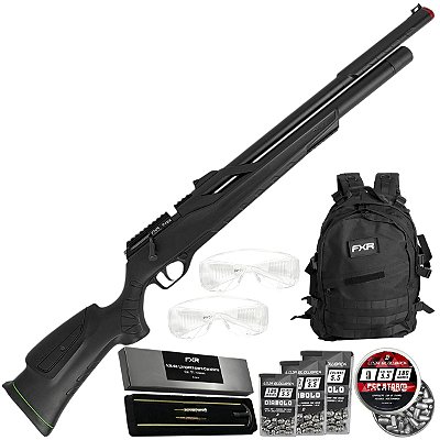 Carabina de Pressão PCP FXR T-Rex 5,5mm Montecarlo Artemis Bolt Action Valvula Reguladora Alta Potência Airgun Tiro Esportivo
