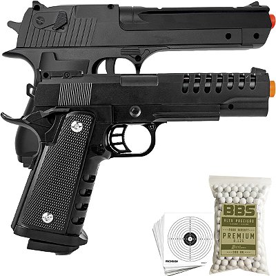 2 Pistolas Airsoft | Desert Eagle e 1991 V301 Rossi Spring