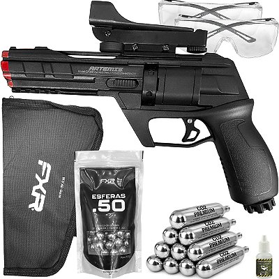 Revólver Airgun .50 Co2 Fxr Artemis Cp300 Marcador Paintball